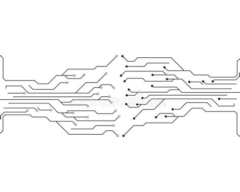 Diseo Del Ejemplo Del Circuito Ilustración Del Vector Ilustración De