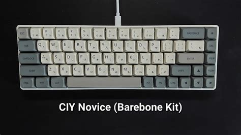 CIY Novice 68 Jwick Splash Brothers Enlighment Rocket Barebone Keyboard