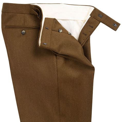 Cavalry Twill Trousers Mens Wool Flannel Trouser Cordings