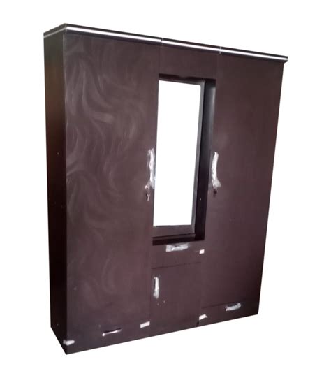 3 Doors Brown Wooden Almirah With Locker At Rs 12000 Piece In Pune