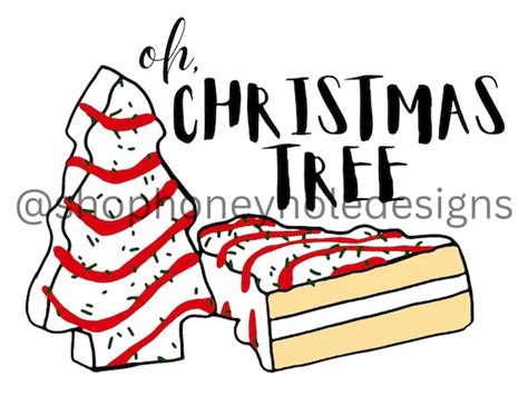 Little Debbie Christmas Tree Design / Oh Christmas Tree / - Etsy