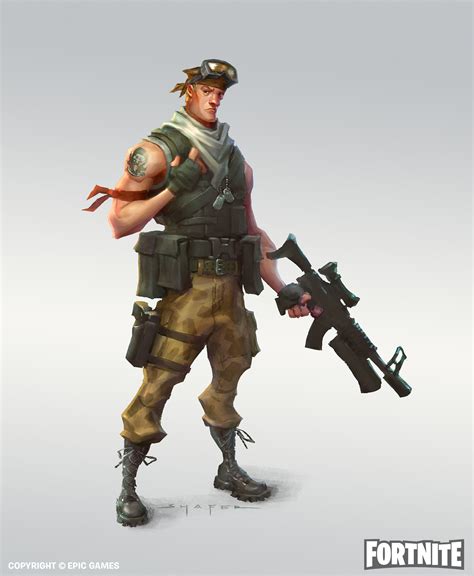 Artstation Fortnite Commando Concepts Ben Shafer Character Concept