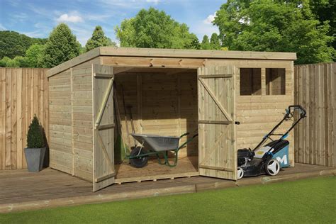 Empire 4500 Pent Garden Shed 14x8 Great Value Buy Now