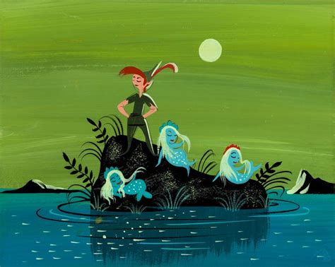 Peter Pan Peter And The Mermaids Mary Blair Concept Art Mary