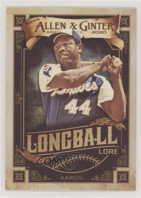 2020 Topps Allen Ginter S Longball Lore Hank Aaron LL 1 HOF EBay