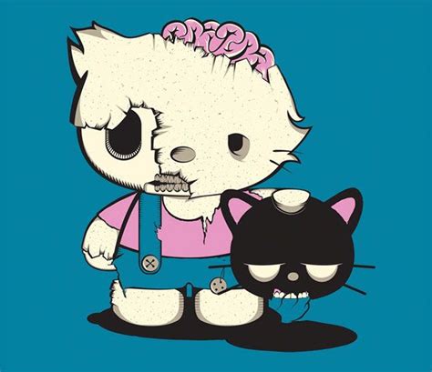 Hello Zombie Kitty Hello Kitty Art Hello Kitty Wallpaper Hello Kitty