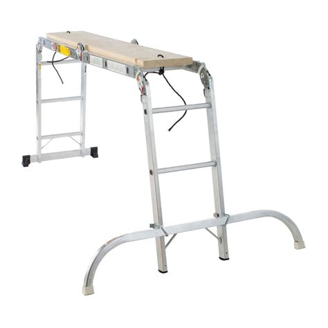 Werner Multi Master Aluminium Articulating Ladder Silver 16ft Werner