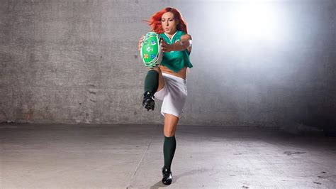 Becky Lynch: WWE Rugby World Cup Divas Shoot 2015 -04 | GotCeleb