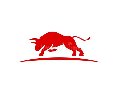 Ejemplo Del Vector De La Plantilla Del Logotipo De Bull Stock De