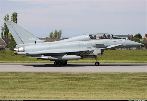 Eurofighter Ef 2000 Typhoon T1 Uk Air Force Aviation Photo