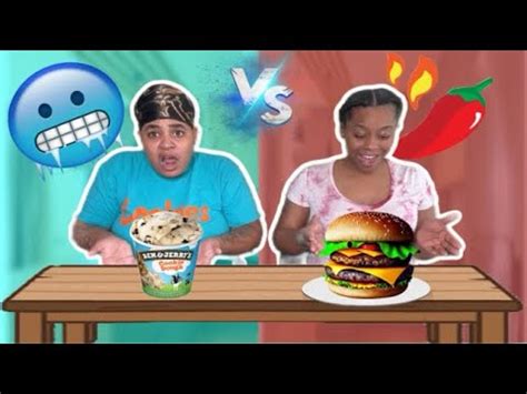 COLD VS HOT FOOD CHALLENGE VLOGMAS DAY YouTube