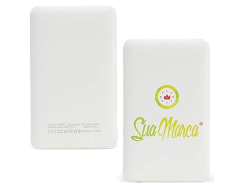 Power Bank Personalizado A Sua Marca De 5 000mAh Valtech Brindes