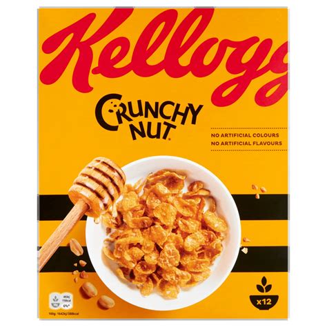 Kellogg s Crunchy Nut ropogós kukoricapehely földimogyoróval 375 g