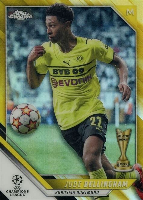 Jude Bellingham Topps Chrome Uefa Champions League Gold