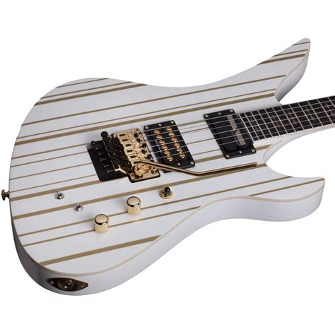 Schecter Synyster Gates Custom C Limited Edition, bianco e oro | Gear4music