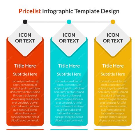 Vetor de design de tabela de caixa de modelo de comparação de preços