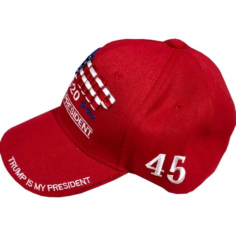 Trump 2020 Cap Hat He Is My President Red