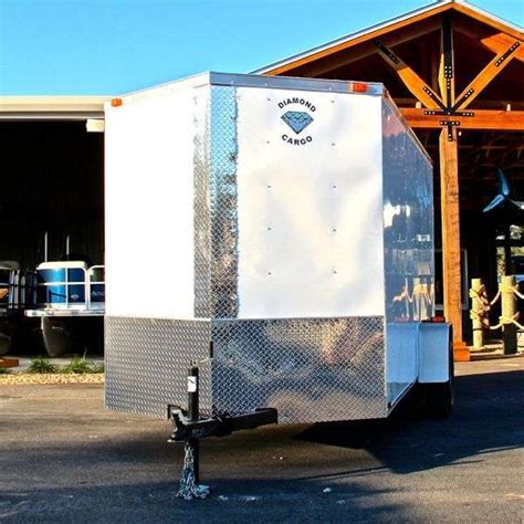 Diamond Cargo 712 Single Axle Enclosed Trailer Gulf To Lake Marine