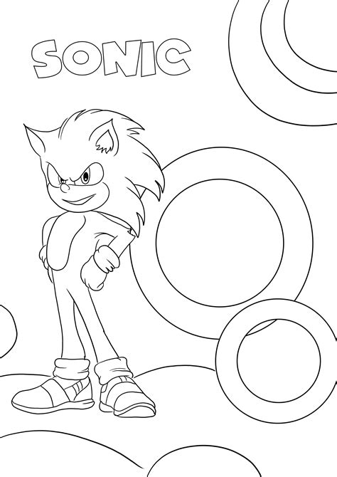 Personaje Favorito De Sonic Para Imprimir Y Colorear Gratis