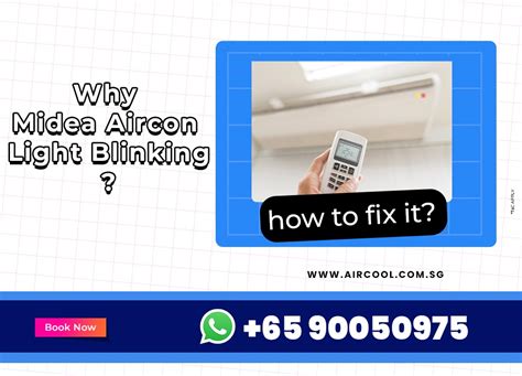 Why Midea Aircon Light Blinking How To Fix It