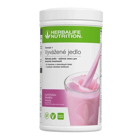 Herbalife Formula 1 vyvážené jedlo zmes kvalitných bielkovín vlákniny