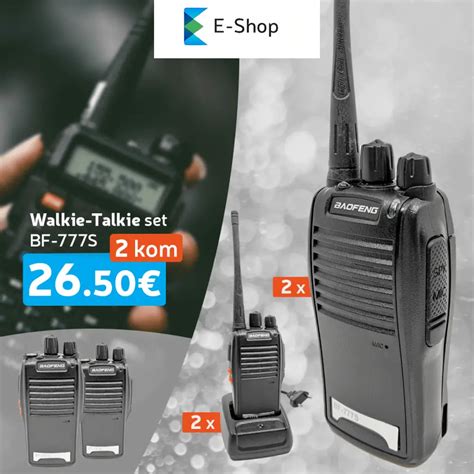 BF-777S BAOFENG SET RÁDIOVÝCH PREVÁDZKOVÝCH ZARIADENÍ – E-Shop Slovakia