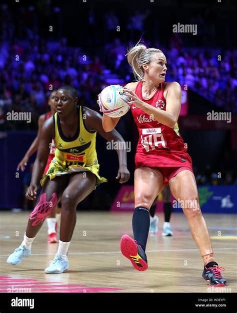 England S Chelsea Pitman In Action During The Netball World Cup Match