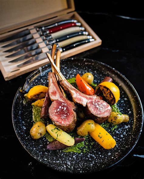 Grilled Lamb Rack With Chimichurri