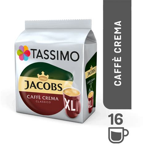 Кофе в капсулах Tassimo Jacobs Caffe Crema Classico XL 16 порций