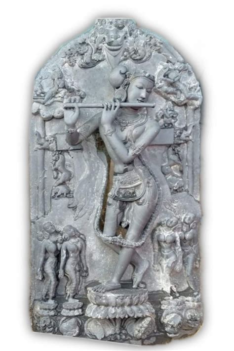 Rare Krishna Statue From Pala Era Stone Sculpture Art Indian