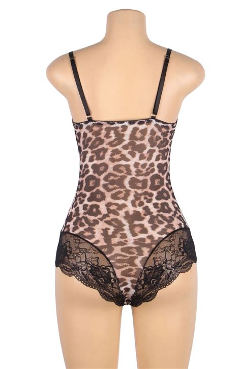 YesX YX854 Leopard Bodysuit Alterego Lingerie