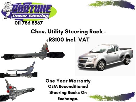 Chev. Utility – OEM Reconditioned Steering Rack – Inland Finder