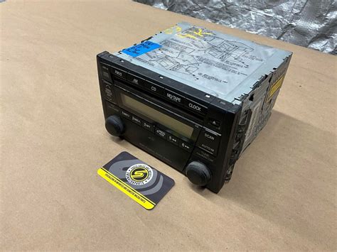 01 03 Mazda Miata OEM NB2 Non Bose Double Din Radio Unit CD Player Rare