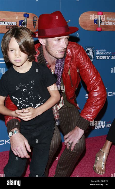 Scott Weiland And Son Noah The Launch Party Of The T Mobile Sidekick LX