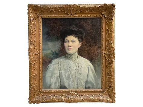 Basile Lemeunier Portrait De Dame MutualArt