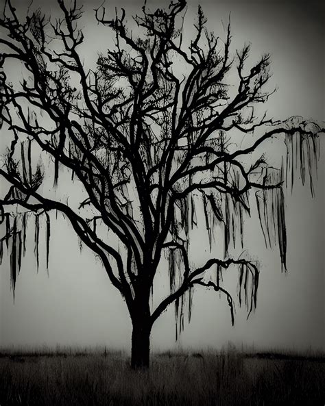 Spooky Treeline Graphic · Creative Fabrica