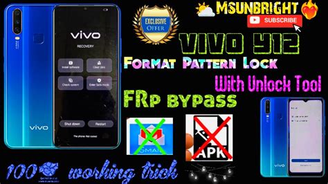 Vivo Y Unlock Guide Fix Without Test Point New