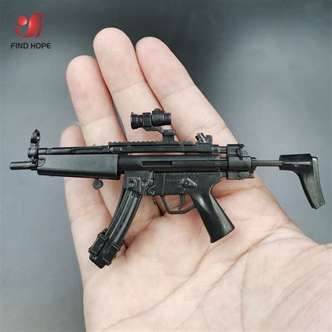 Scale D Hk Mp Submachine Assembly Weapon Model Gun Toy Fit