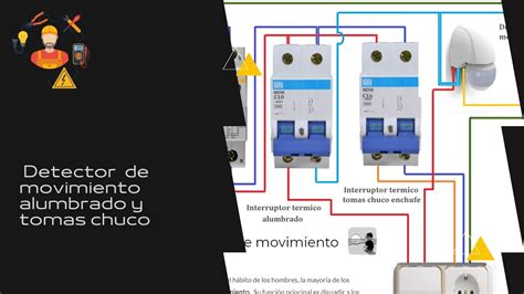 Conexión del detector de movimiento con interruptor y extractor YouTube