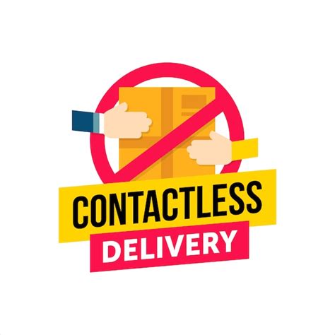 Premium Vector Contactless Delivery Concept Of Contact Free To