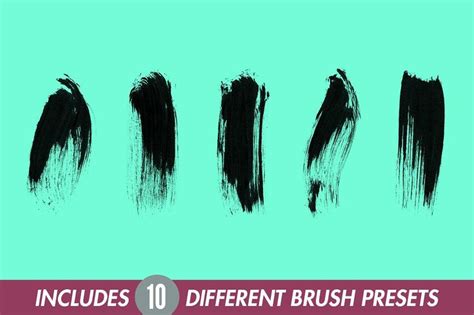 Brush Strokes V1 Handbrushesrealpack Photoshop Watercolor Photoshop Brushes Brush