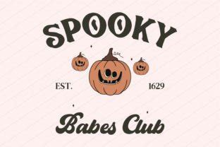 Halloween Retro Spooky Babe Svg Png Boo Graphic By Svg Box Creative