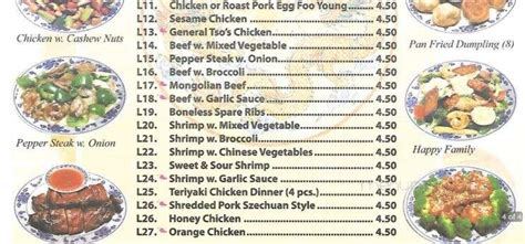 Menu Of Touch Of Asia In Osage Beach Mo 65065