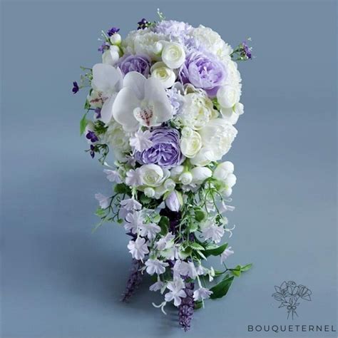 Bouquet Mariée Artificiel Tombant Bouqueternel