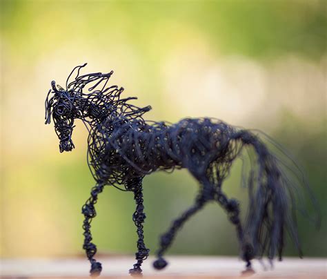 Black Horse Decor Horse Sculpture Father Gift Horse - Etsy