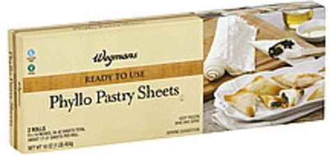 Signature Select Phyllo Dough Pastry Sheets 18 Ea Nutrition