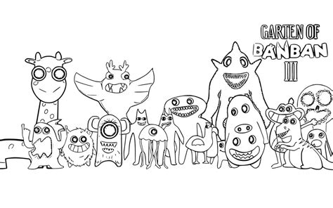 dibujos de garten of banban capitulo iii para colorear para colorear jethro jeff