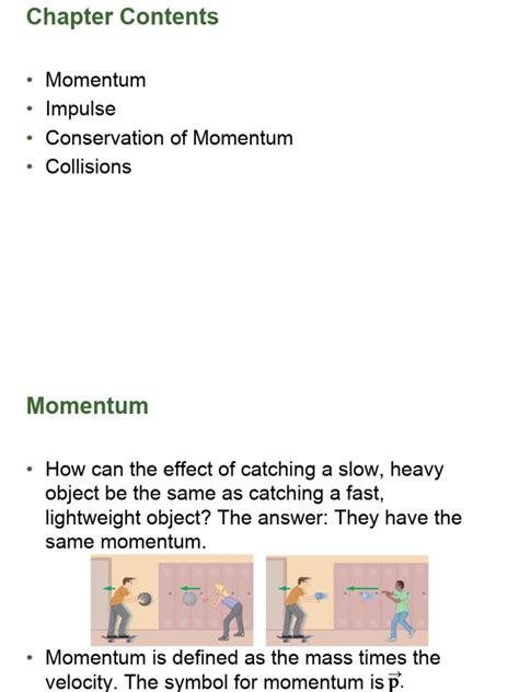 Physics Momentum Pdf Collision Momentum