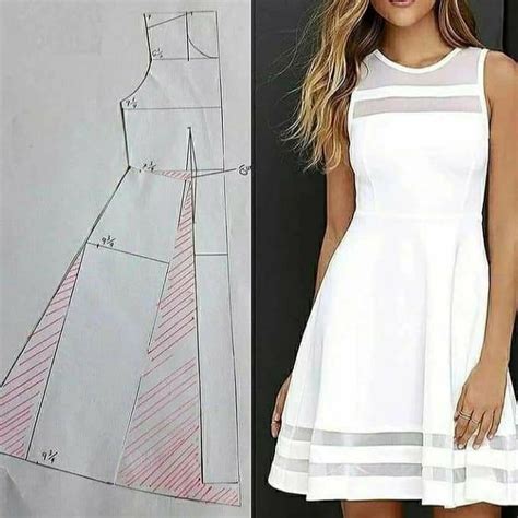 White Dress Dresses For Work Patterns Fashion Vestidos Pattern