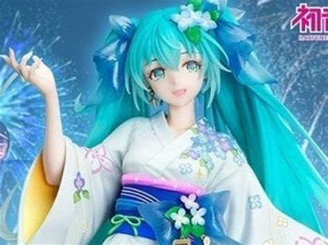 初音ミク新作フィギュアはアジサイモチーフの浴衣姿が涼しげで良い！（電撃オンライン）